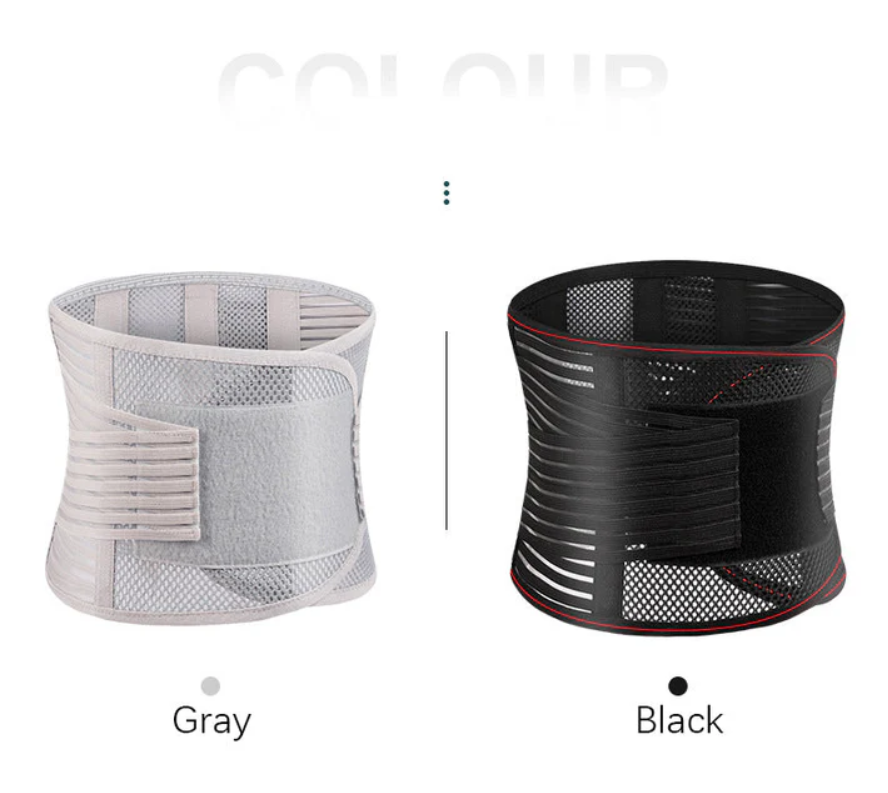 Heat-pressed Mesh Breathable Steel Plate Support Waist Protector