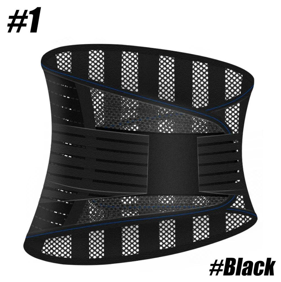 Heat-pressed Mesh Breathable Steel Plate Support Waist Protector